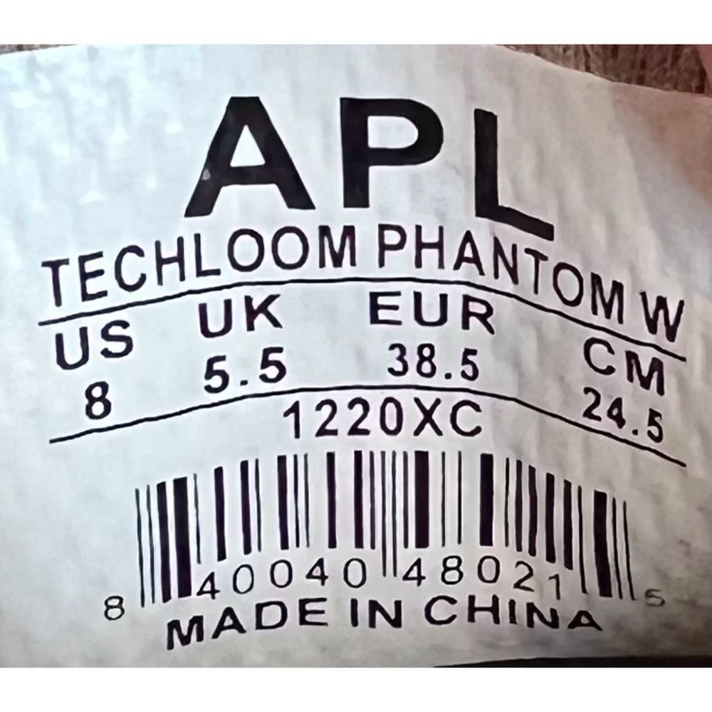 APL Athletic Propulsion Labs TECHLOOM PHANTOM Women’s Sneakers Latte/Umber Sz 8 - Picture 14 of 14